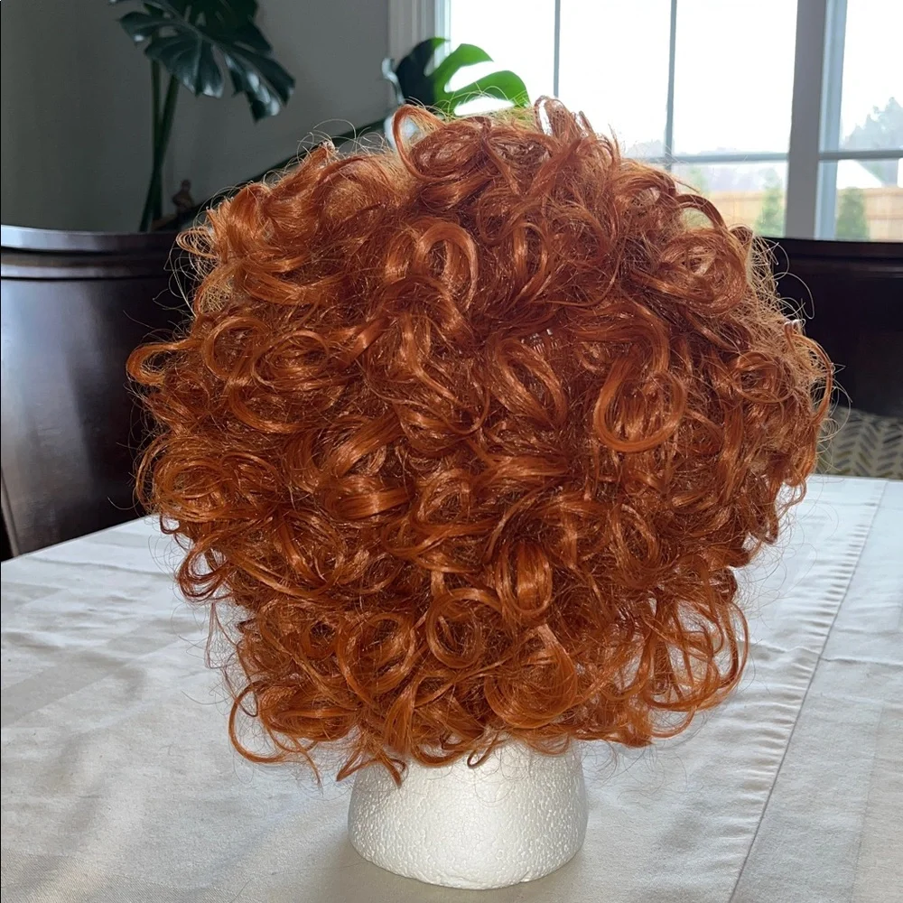 Short Curly Auburn Wig for Women - Picture 2 of 5